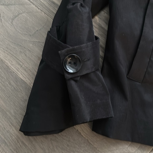 Samuel Dong Black Pea Coat - Picture 3 of 10